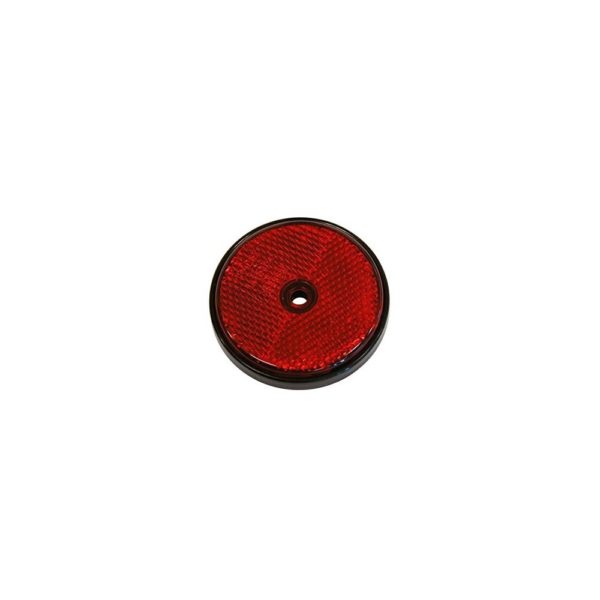 Catadioptrico rojo diametro 60mm
